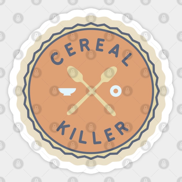 Cereal Killer Sticker by zacrizy